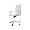 Ver imagem 2 de Kit Cadeira de Escritório Presidente Stripes + 2 Cadeiras de Escritório Diretor Stripes Brancas