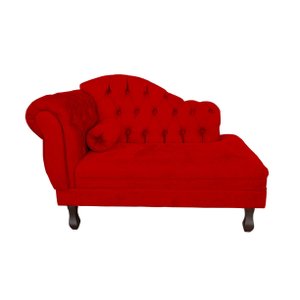 Mini Sofá Divã Decorativo Baby para Salas e Recepção:vermelho