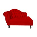 Ver imagem 1 de Mini Sofá Divã Decorativo Baby para Salas e Recepção:vermelho