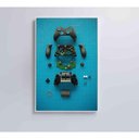 Ver imagem 4 de Quadro Controle Xbox 120x80 Cm Vidro Impresso
