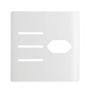 Ver imagem 1 de Placa 4x4 para 3 Interruptores e 1 Tomada + Suporte Branco da Linha Novara - 1100/108 - Dicompel Ekr