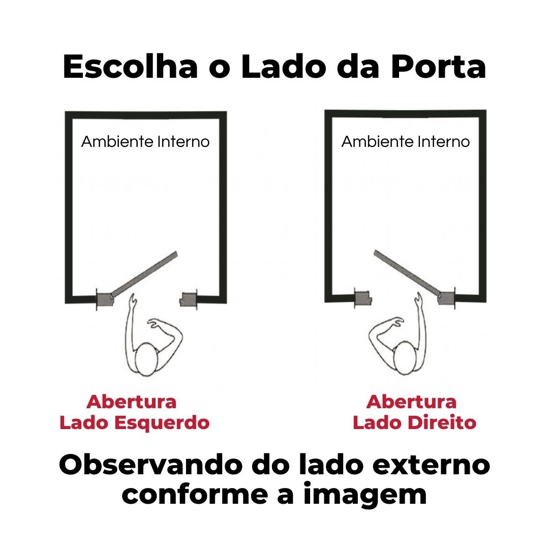 Porta Basculante Alumínio Branco Linha 25 - Omega - 2