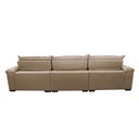 Ver imagem 6 de Sofá Retrátil e Reclinável 4.12m Molas Ensacadas Cama inBox Botonê Espuma Viscoelástico Bege