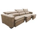 Ver mais imagens de Sofá Retrátil e Reclinável 4.12m Molas Ensacadas Cama inBox Botonê Espuma Viscoelástico Bege