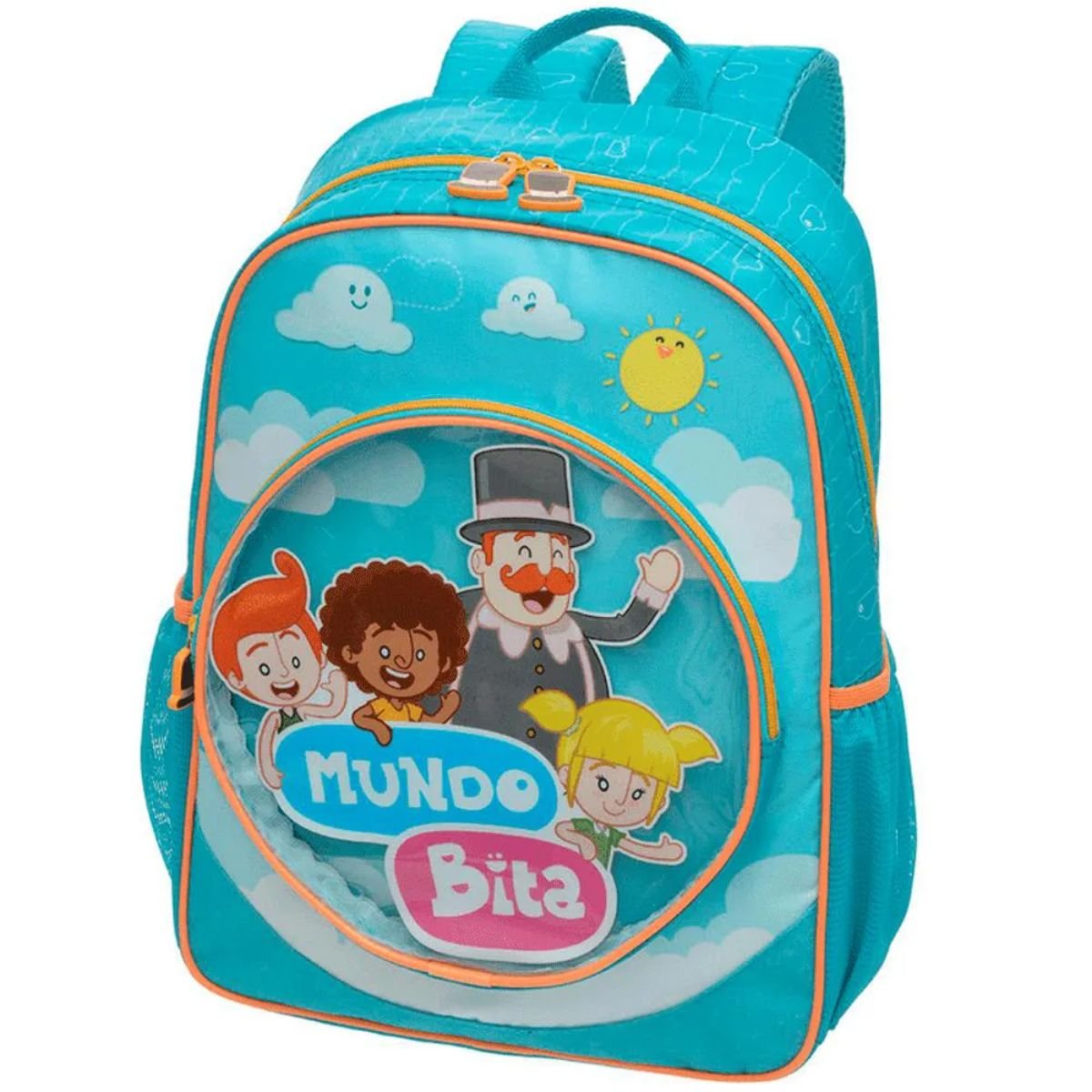 Mochila Costas Escolar Infantil Mundo Bita Céu G 960c04 Pacific - 2