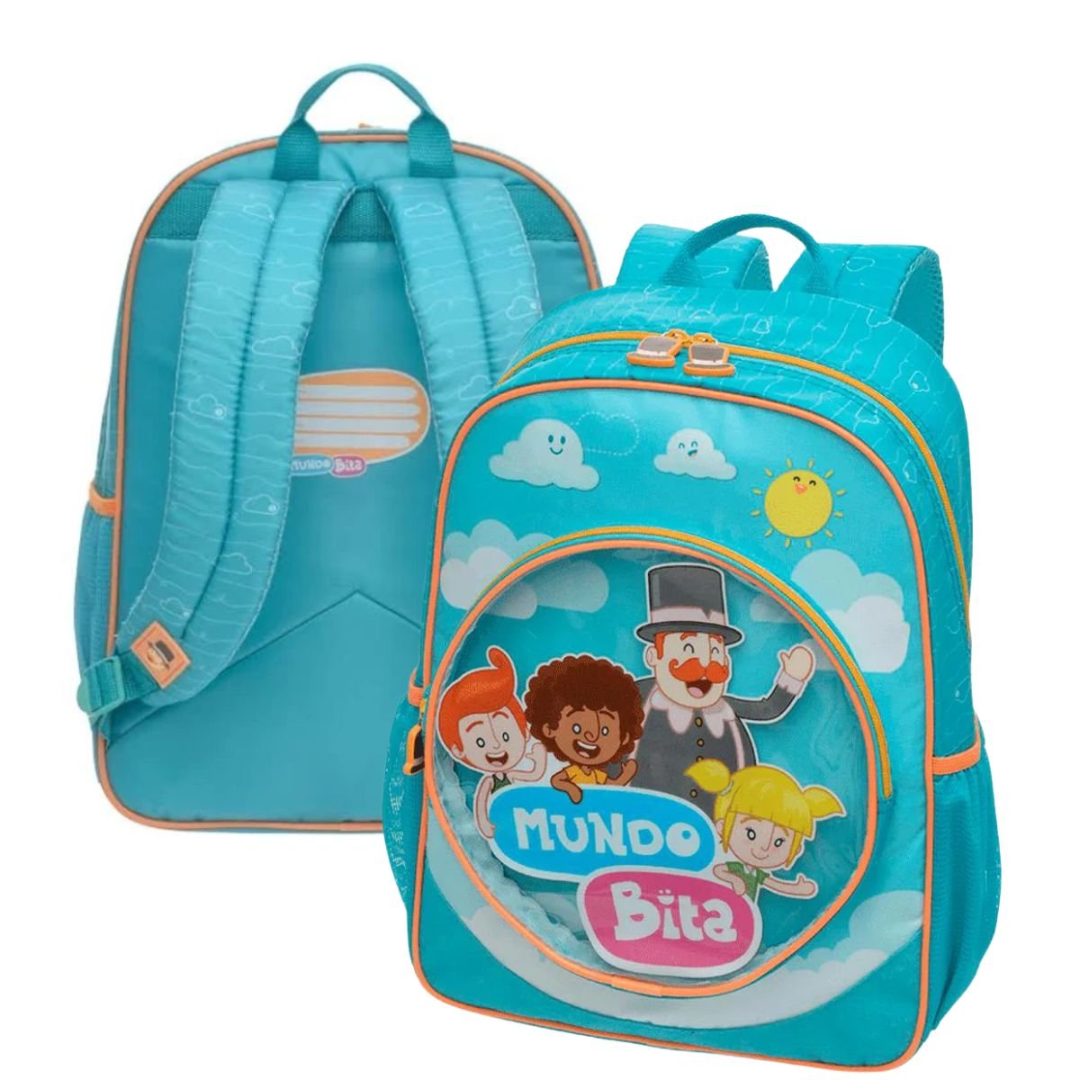 Mochila Costas Escolar Infantil Mundo Bita Céu G 960c04 Pacific