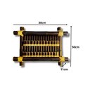 Ver imagem 3 de Porta Condimentos de Bambu para Parede Nc Caieiras