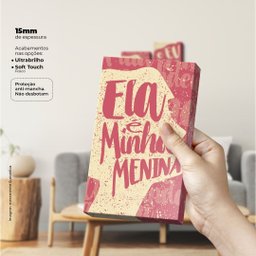 Ela É a Minha Menina - Quadros ou Placas Modulares com 2 Peças - 3
