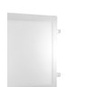 Kit 5 Painel Plafon Led 12w Quadrado Embutir Branco Frio - 2