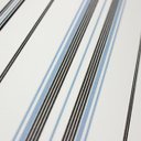 Ver imagem 4 de Papel de Parede Listras Fina Azul e Branco Vinilico Lavável+ Cola para Aplicação