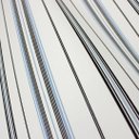 Ver imagem 3 de Papel de Parede Listras Fina Azul e Branco Vinilico Lavável+ Cola para Aplicação