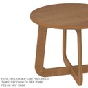 Ver imagem 6 de Mesa de Centro para Sala de Estar 59 Cm 4670 Cinamomo Arly