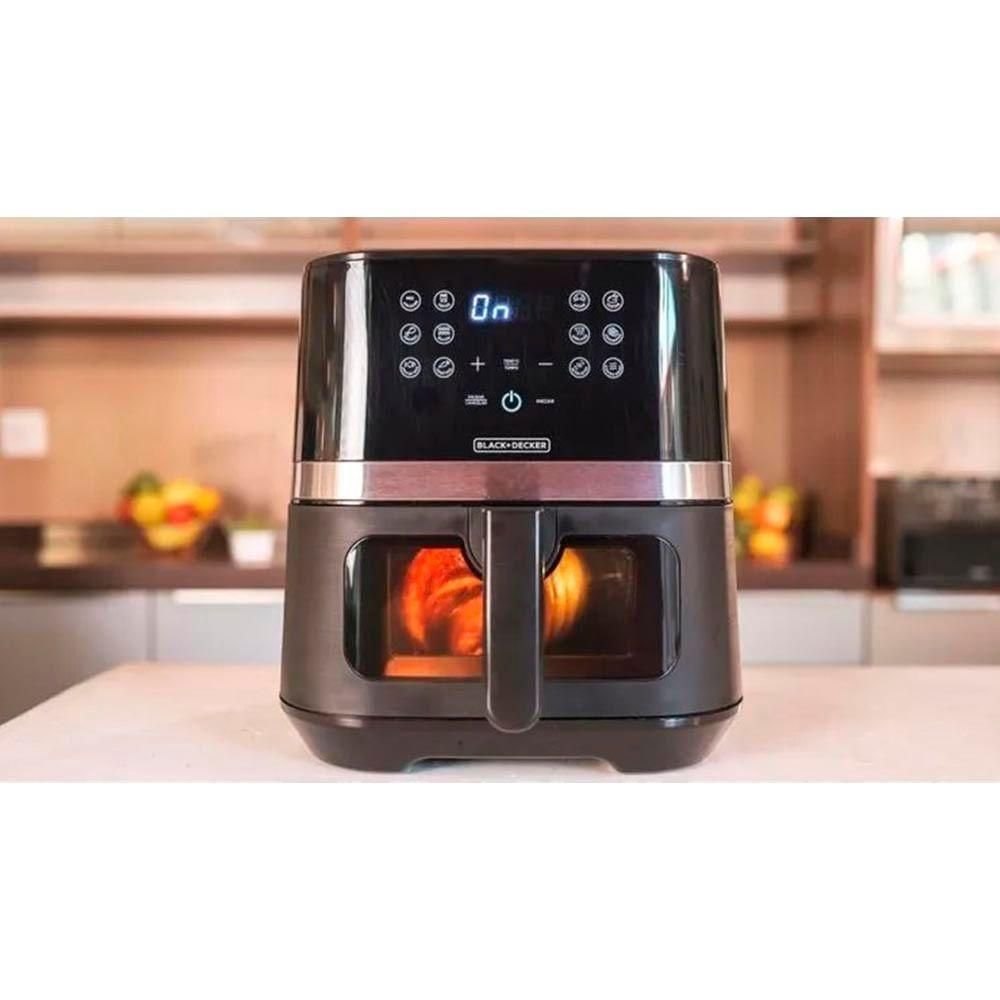 Fritadeira Air Fryer Black Decker 7 Litros Afdlg Preta e Inox 220v - 3
