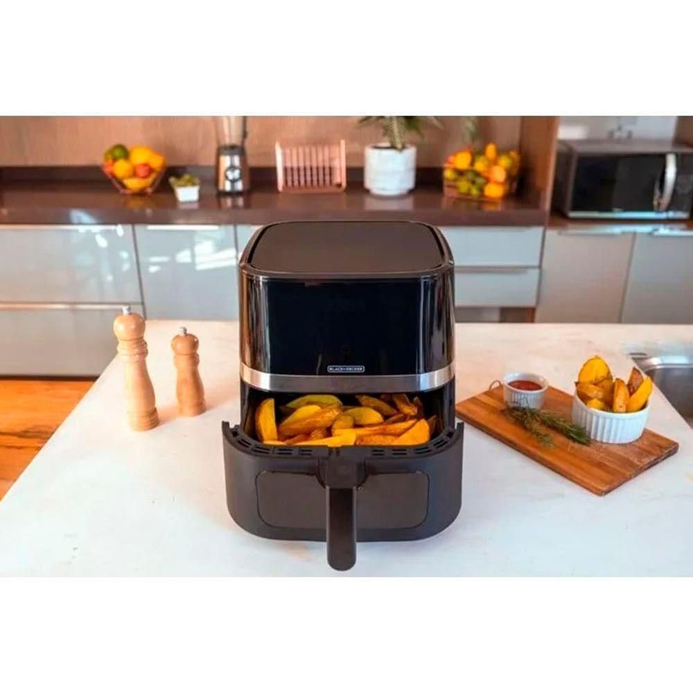 Fritadeira Air Fryer Black Decker 7 Litros Afdlg Preta e Inox 220v - 4