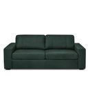 Ver imagem 6 de Sofá Decorativo Agatha 2 Lugares Sala de Estar 205cm Pés em Madeira Couro Verde Musgo G88 - Gran Bel