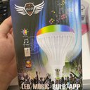 Ver imagem 7 de Lâmpada LED 12W E27 RGB Colorida com Caixa de Som Bluetooth e Controle Remoto