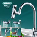 Ver imagem 3 de Extensor Torneira 4 Modos Arejador Cascata Giratorio 360º Cozinha Casa Pia Agua Alta Presssao Ajusta