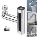 Ver imagem 1 de Extensor Torneira 4 Modos Arejador Cascata Giratorio 360º Cozinha Casa Pia Agua Alta Presssao Ajusta