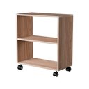 Ver imagem 3 de Mesinha Lateral de Apoio Freijo Sala Quarto 50 X 47 X 25cm com Rodinhas