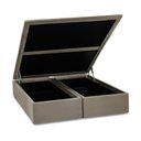 Ver imagem 1 de Base Baú Camurça Bege Casal (138x188x39) - Ortobom