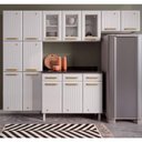 Ver imagem 1 de Cozinha Completa Modulada Aço 4 Peças com Balcão com Tampo Multimóveis CR20370