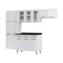 Ver imagem 2 de Cozinha Completa Modulada Aço 4 Peças com Balcão com Tampo Multimóveis CR20370