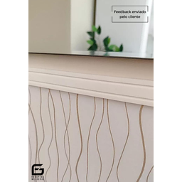 Moldura Roda Meio Eva Adesivado Júpiter 2,5cmx5mm 25 Metros - Branco - 6