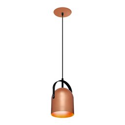 Lustre Pendente Taschibra Bell E27 Bivolt Cobre 02110278-33 - 3