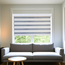 Ver imagem 4 de Persiana Rolo Duplo Tecido Zebra Linho 160 (l) X 160 (a) Double Vision C/ Bandô e Kit Instalação