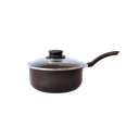 Ver imagem 1 de Transforme Suas Refeições com a Caçarola Antiaderente Nº20 com Tampa de Vidro e Cabo de Baquelite Lu