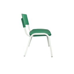 Kit 2 Cadeiras Infantil Iso Verde Brinquedoteca Escolas Ecomhome - 4
