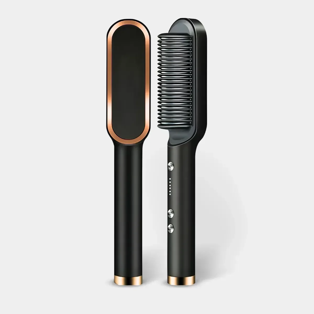 Ver imagem 1 de Escova Pente Alisadora de Cabelo Profissional Preto