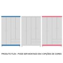 Ver imagem 2 de Guarda Roupa Infantil 4 Portas 2 Gavetas Aquarela Branco