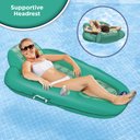 Ver imagem 3 de Aqua Boia Inflável para Piscina com Encosto de Cabeça