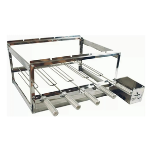 Churrasqueira Gira Grill 5 Espetos 100% Inox Infinity Grill