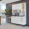 Armário de Cozinha Compacta Itatiaia 8 Portas 2 Gavetas Branco - 1