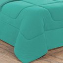 Ver imagem 2 de Kit Edredom Malha 100% Algodão Gran Moratta 3 Peças King - Verde Jade-verde Jade