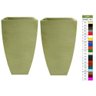 Kit 2 Vaso Planta 90x45 Moderno Trapézio Polietileno Bgplasticos - 2