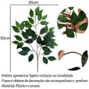 Ver imagem 2 de Kit 18 Folhas de Fícus Artificial Grande para Árvores Jardins e Ambientes