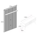 Ver imagem 3 de Estante Frizz New Premium para Tv de até 65 Polegadas - Cumaru Opala - Madetec