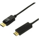 Ver imagem 3 de Cabo Adaptador Displayport Dp para Hdmi 4k 144hz 1.8m Tomate