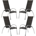 Ver imagem 1 de 4 Cadeiras Descanso Garden em Alumínio para Área Jardim e Piscina