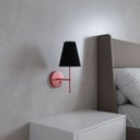 Ver imagem 4 de Kit 2 Arandelas de Parede Clássica com Interruptor e Cúpula Preto Ref 05 com Lâmpada Branco Frio