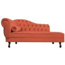 Ver imagem 2 de Diva Recamier Diana 160cm Lado Direito Suede - ADJ Decor - Terracota
