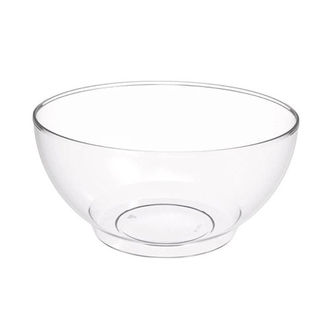 Jogo de Sobremesa 7 Peças Tigelas Bowl Transparente Plástico Crippa