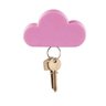 Porta Chaves Magnético Nuvem Multiuso Rosa - 1