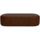 Ver imagem 5 de Kit 02 Puffs Decorativos Orgânicos para Living Quarto 160cm Doha W01 Couríssimo Marrom - Lyam