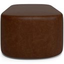 Ver imagem 4 de Kit 02 Puffs Decorativos Orgânicos para Living Quarto 160cm Doha W01 Couríssimo Marrom - Lyam