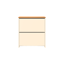 Sapateira com 2 Portas Organizadora Off White com Cinamomo - 3