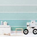 Ver imagem 1 de Papel de Parede Degradê Nuvens - Várias Cores - Verde Piscina